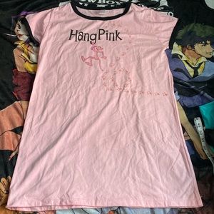 Y2k vintage 2005 pink panther night dress nightgown t-shirt dress